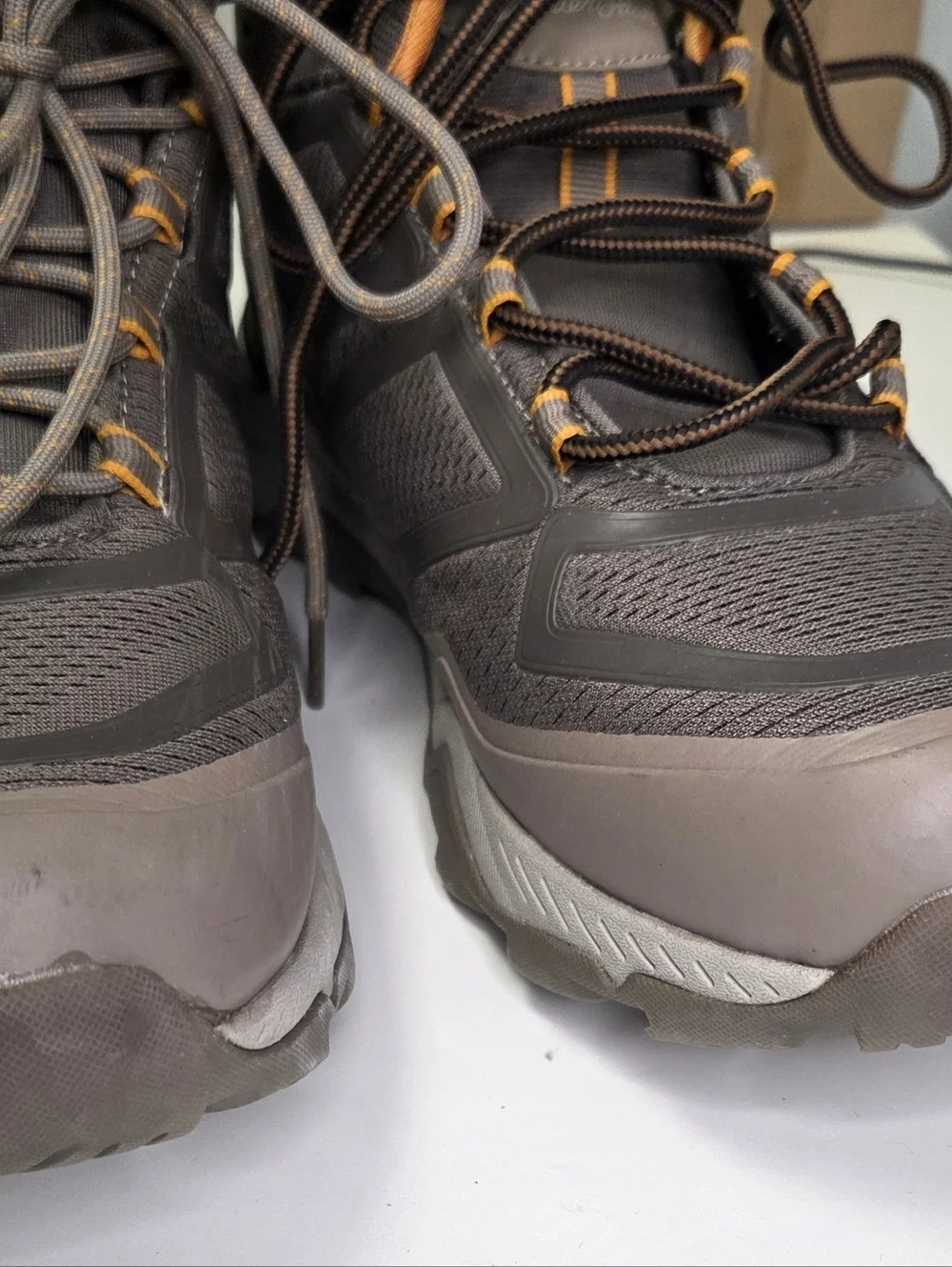 Eddie Bauer Rampart Ridge Men's Trail Hiking Brown Boots Size 12